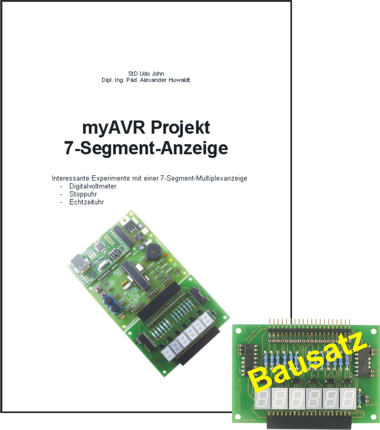 myAVR Projekt 7-Segment-Anzeige