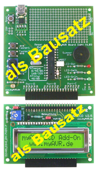 myAVR Board light PLUS, Bausatz